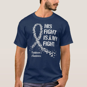 T-shirt Son Combat Est Mon Combat Parkinsons Sensibilisati