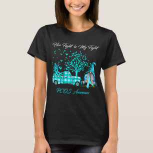 T-shirt Son combat est mon combat PCOS Sensibilisation