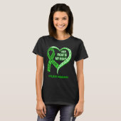 T-shirt Son combat est mon combat Ruban de sensibilisation (Devant entier)