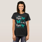 T-shirt Son combat est mon combat Scleroderma de lutte Beu (Devant entier)
