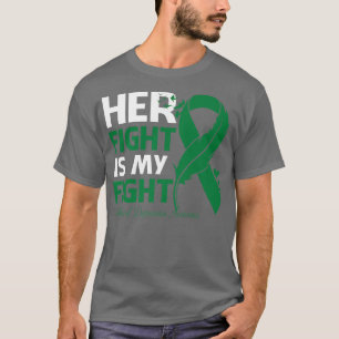 T-shirt Son combat est mon combat Sensibilisation à la dép