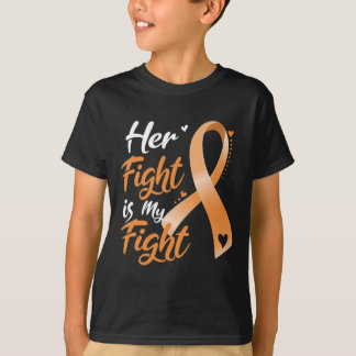 T-shirt Son combat est mon combat Sensibilisation à la leu