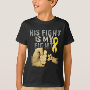 T-shirt Son combat est mon combat Sensibilisation au cance