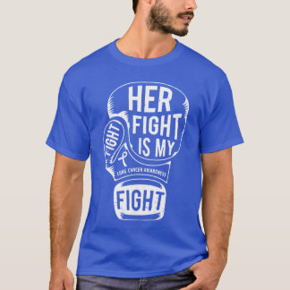 T-shirt Son combat est mon combat Sensibilisation au cance