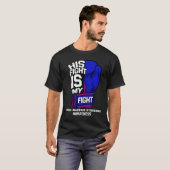 T-shirt Son Combat Est Mon Combat Smithu2013Magenis Syndro (Devant entier)