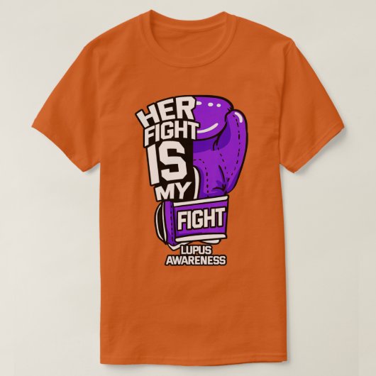 T-shirt Son Combat Est Mon Combat Systémique Lupus Erythem (Design devant)