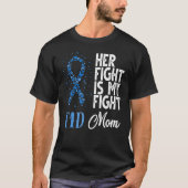 T-shirt Son combat est mon combat T1D Maman Connaissance d (Devant)