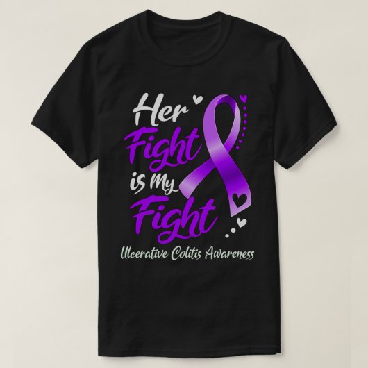 T-shirt Son Combat Est Mon Combat Ulcerative Conscience De (Design devant)