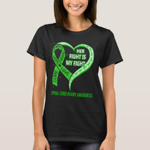 T-shirt Son Combat Est Mon Feu De La Moelle Spinale Sensib