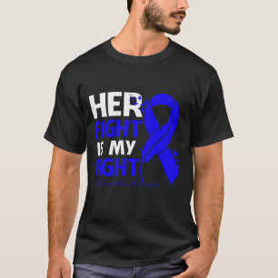 T-shirt Son combat est mon jeu d'HYDROCEPHALUSAWARENESS Fi