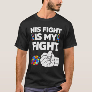 T-shirt Son Combat Est Mon Mois De Sensibilisation sur l'a