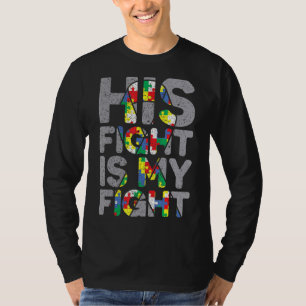 T-shirt Son Combat Est Mon Mois De Sensibilisation sur l'a