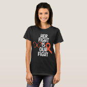 T-shirt Son combat est notre combat (Devant entier)