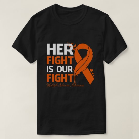 T-shirt Son combat est notre combat à plusieurs SCLEROSIS (Design devant)