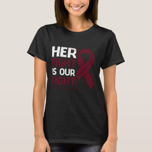 T-shirt Son combat est notre combat multi-MYELOMA AWARENE