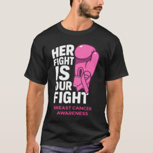 T-shirt Son combat est notre combat - Sensibilisation au c