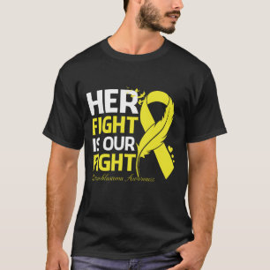 T-shirt Son combat est notre lutte de sensibilisation à la