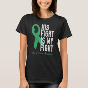 T-shirt Son combat Mon combat Famille Soutien Maladie réna