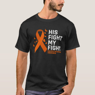 T-shirt Son combat Mon combat la sclérose en plaques Sensi