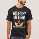 T-shirt Son combat My Fight Multiple Sclerosis MS Warrior (Devant)