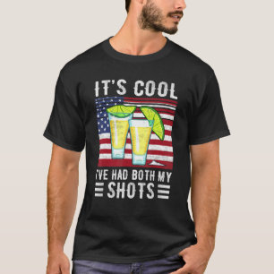 T-shirt Son Cool Ive A Eu Mes Deux Chaussures Vaccination 