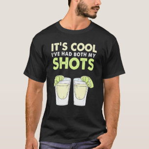 T-shirt Son Cool Ive A Eu Mes Deux Chaussures Vaccination