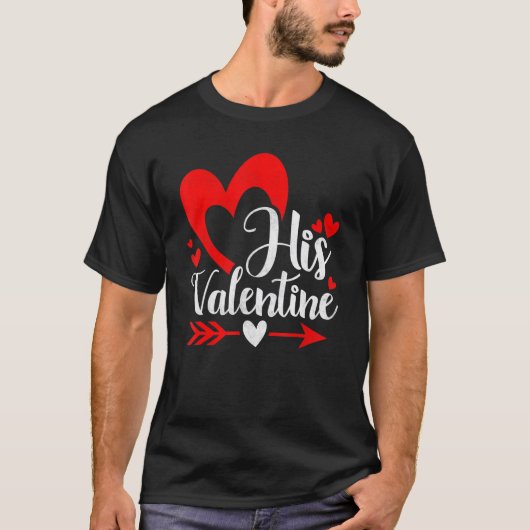T-shirt Son Couple Valentin Saint Valentin (Devant)