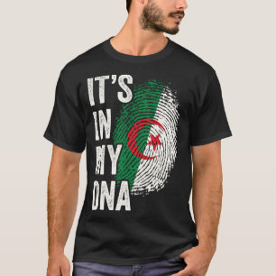 T-shirt SON DANS MON ADN Algérie Drapeau Algérienne Racine