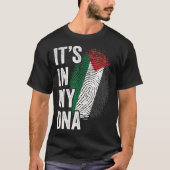 T-shirt SON DANS MON ADN Palestine Drapeau Palestine Racin (Devant)