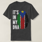 T-shirt SON DANS MON ADN Sud-Soudan Drapeau Hommes Femmes  (Design devant)