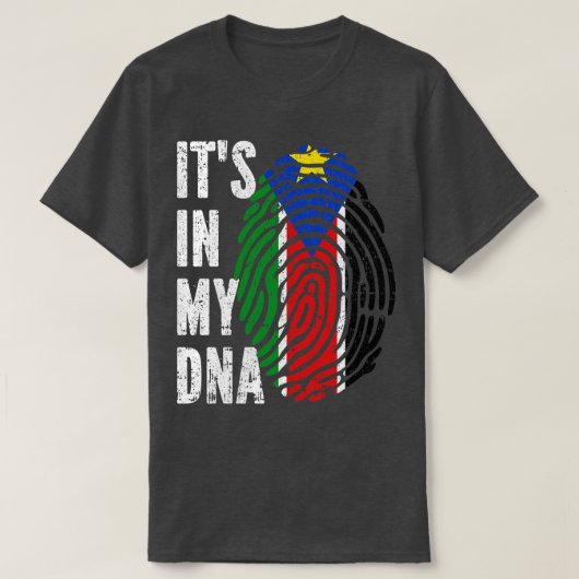 T-shirt SON DANS MON ADN Sud-Soudan Drapeau Hommes Femmes  (Design devant)