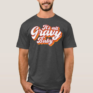 T-shirt Son design rétro tout gravé bébé vintage, Thanksgi