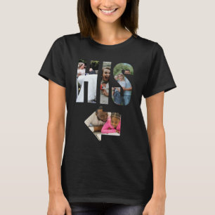 T-shirt Son & Elle Collage Photo de Couple Correspondant