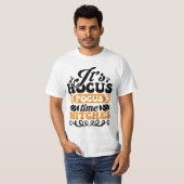 T-shirt son hocus pocus temps sorcières halloween éffrayan (Devant entier)