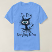 T-shirt Son Im Fin Tout Est Beau Amour Chat Drôle (Design devant)