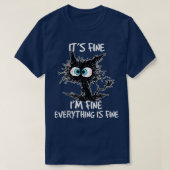 T-shirt Son Im Fin Tout Est Beau Noir Noir Beau (Design devant)