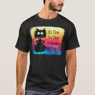 T-shirt Son Im Fin Tout Est Beau Noir Noir Beau