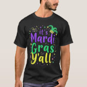 T-shirt Son Mardi Gras Yall Mardi Gras Costume Parade (Devant)
