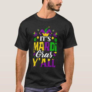 T-shirt Son Mardi Gras Yall Mardi Gras Party Jester Festiv