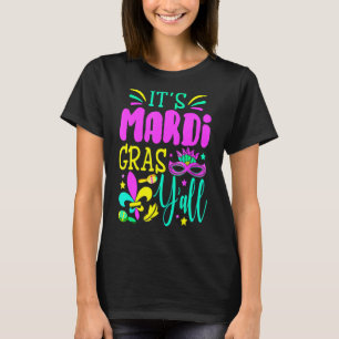 T-shirt Son Mardi Gras Yall Mardi Gras Party Jester Festiv