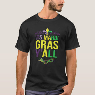 T-shirt Son Mardi Gras Yall Party Tee Mardi Gras Party Mas