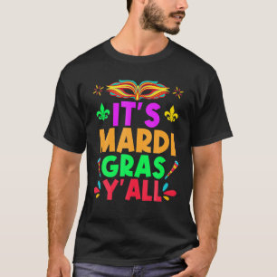 T-shirt Son Masque Mardi Gras Yall Mardi Gras