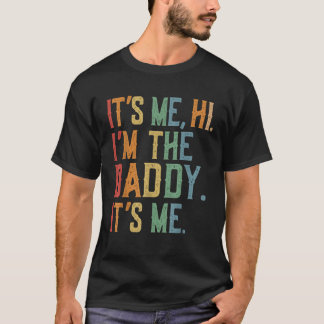 T-shirt Son Me Bonjour Je suis le papa Son Me Retro Papa F