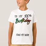 T-shirt Son My 13th Birthday Sign My Shirt Personnalisable<br><div class="desc">Un design simple et personnalisable pour les fêtes d'anniversaire pour enfants, ados et adultes. Il est parfait pour les fêtes de donner à l'invité d'écrire leurs noms et leurs meilleurs voeux. Invités Invitations à se connecter entre le texte ou sur les autres parties de la chemise. La chemise pourrait être...</div>