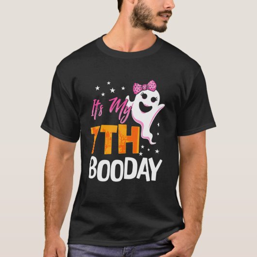 T-shirt Son My 7Boo Day mignonne Halloween Anniversaire Gh (Devant)