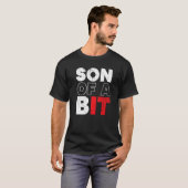 T-shirt Son Of A Bit Information Technology Specialist IT  (Devant entier)