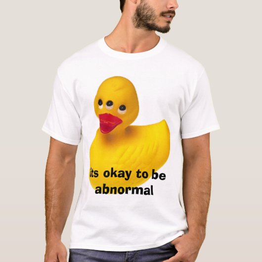 T-shirt Son ok à être anormal (Devant)