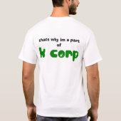 T-shirt Son ok à être anormal (Dos)
