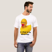 T-shirt Son ok à être anormal (Devant entier)