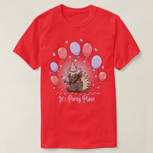T-shirt Son Pine Porcupine (Design devant)